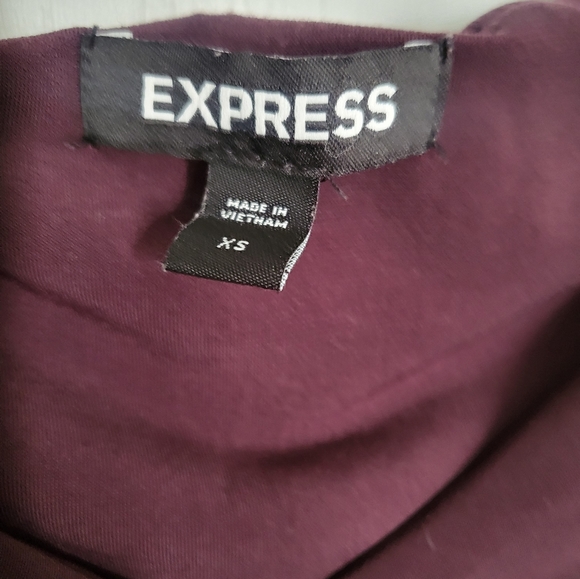 Express Off the Shoulder Long Sleeve Wrap Top - Picture 5 of 5